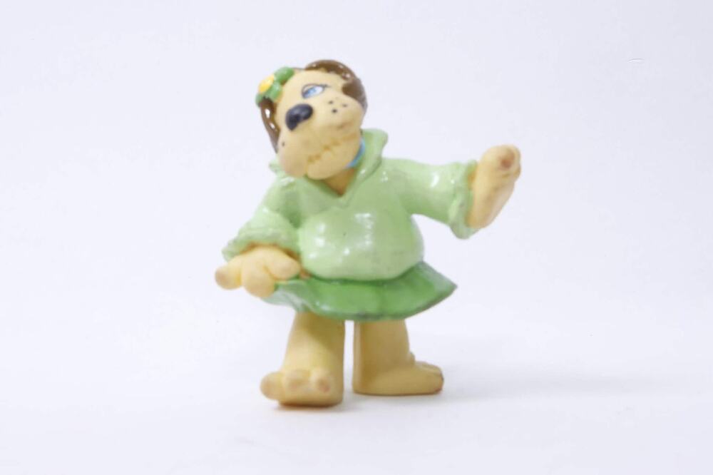 Tonka, Pound Puppies, Bright Eyes, Female Dog, PVC Figure, 2 1/4", Miniature,